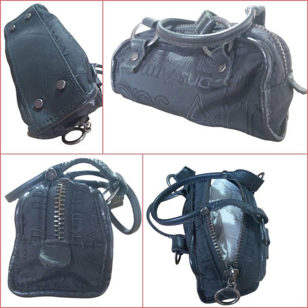 Giorgio Armani - bowling/barrel - Handtas, Ophalen of Verzenden, Zwart