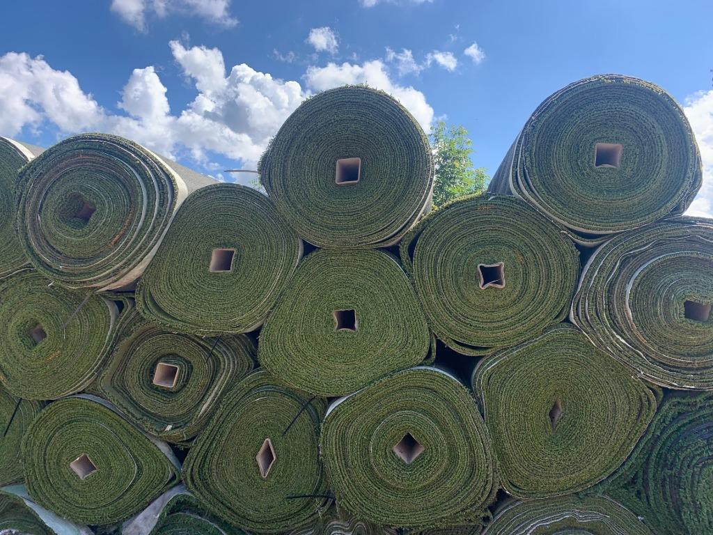 Mooi Rollen Kunstgras 170m2 (4 x 43m) €275,-, Tuin en Terras, Gras en Kunstgras, Ophalen, Gebruikt, 20 m² of meer, Kunstgras