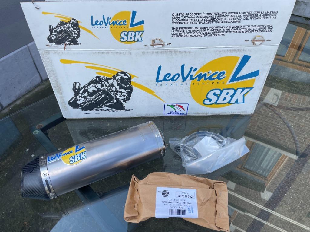 Pour gsxr600 gsxr750 pot leovince evo ii titane 2006-2007, Enlèvement, Neuf