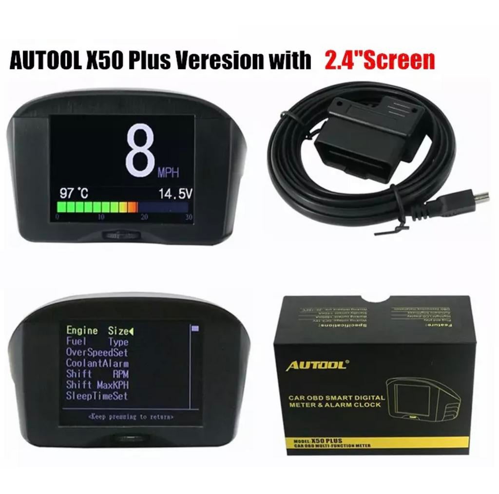 Autool X50 Plus Auto Obd Multi-Functie Smart Digitale, Ophalen of Verzenden