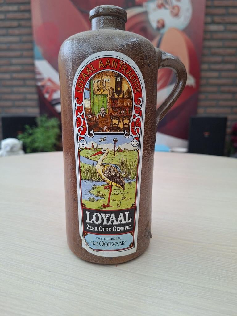 De Ooievaar jenever kruik., Verzamelen, Ophalen