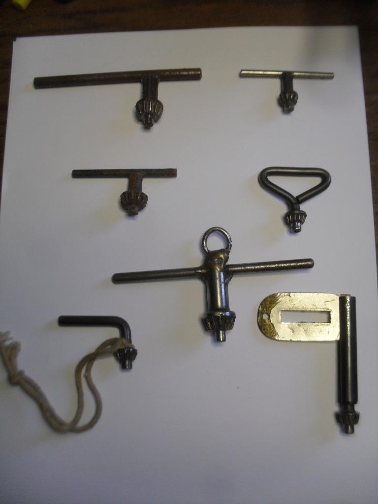 lots de (12) Clé pour mandrins à crémaillère, Enlèvement, Utilisé, Perceuse