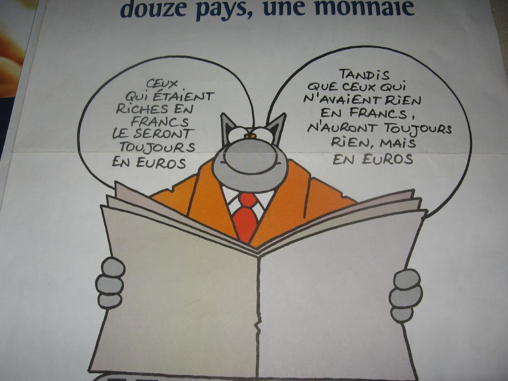Publicité du Chat de Philippe Geluck lors de la sortie de l', Collections, Enlèvement ou Envoi, Neuf, Autres types