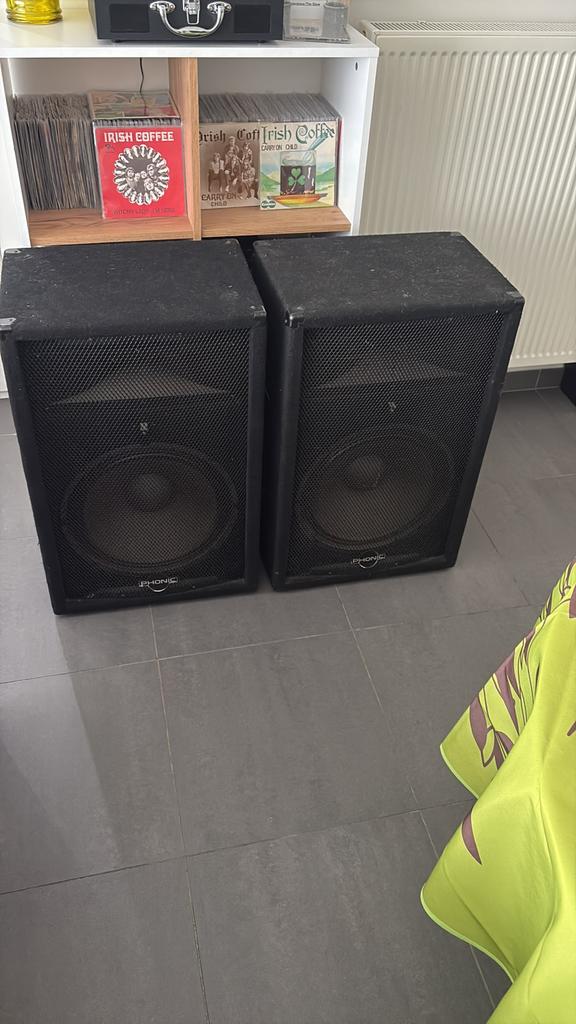 2x passieve luidsprekers 120€, Enlèvement, Comme neuf