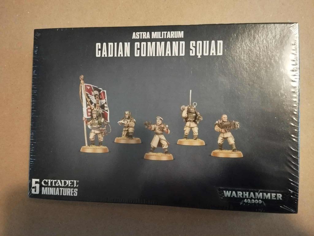 Warhammer 40000 Cadian Command Squad Astra Militarum, Hobby & Loisirs créatifs, Enlèvement ou Envoi, Comme neuf, Warhammer, Figurine(s)
