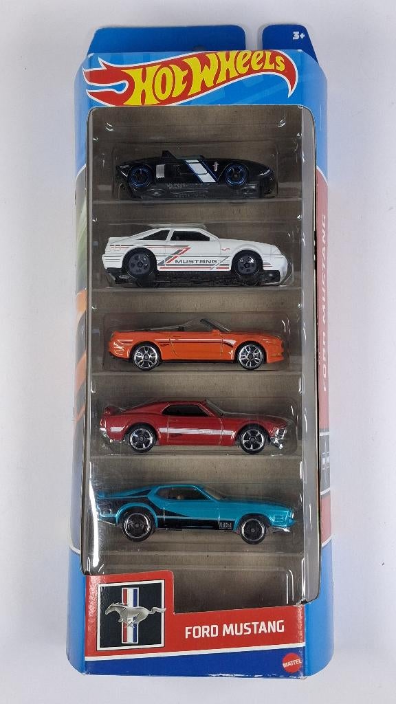 Hotwheels Multi Pac Exclusive Ford Mustang (5), Hobby en Vrije tijd, Modelauto's | Overige schalen, Nieuw, Auto, Verzenden