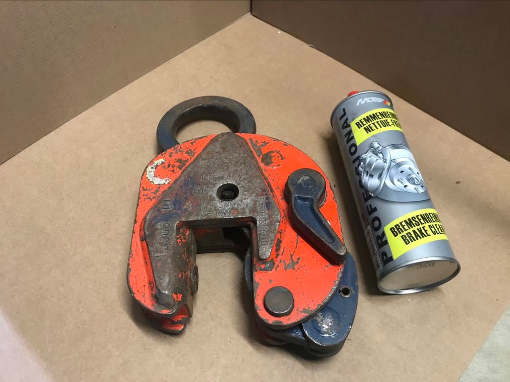 Hijsklem tot 2 ton, Ophalen of Verzenden, Gebruikt, Handmatig