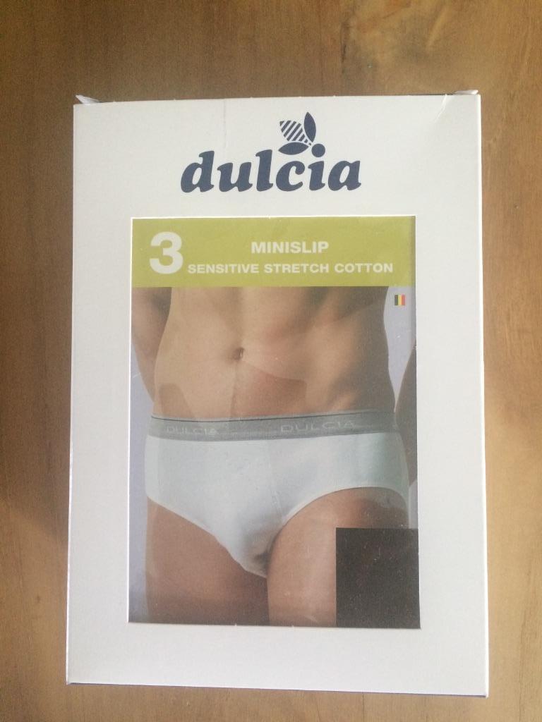 Nieuwe slips 3-pack sensitive stretch cotton Dulcia, Ophalen of Verzenden, Zwart, Dulcia, Slip