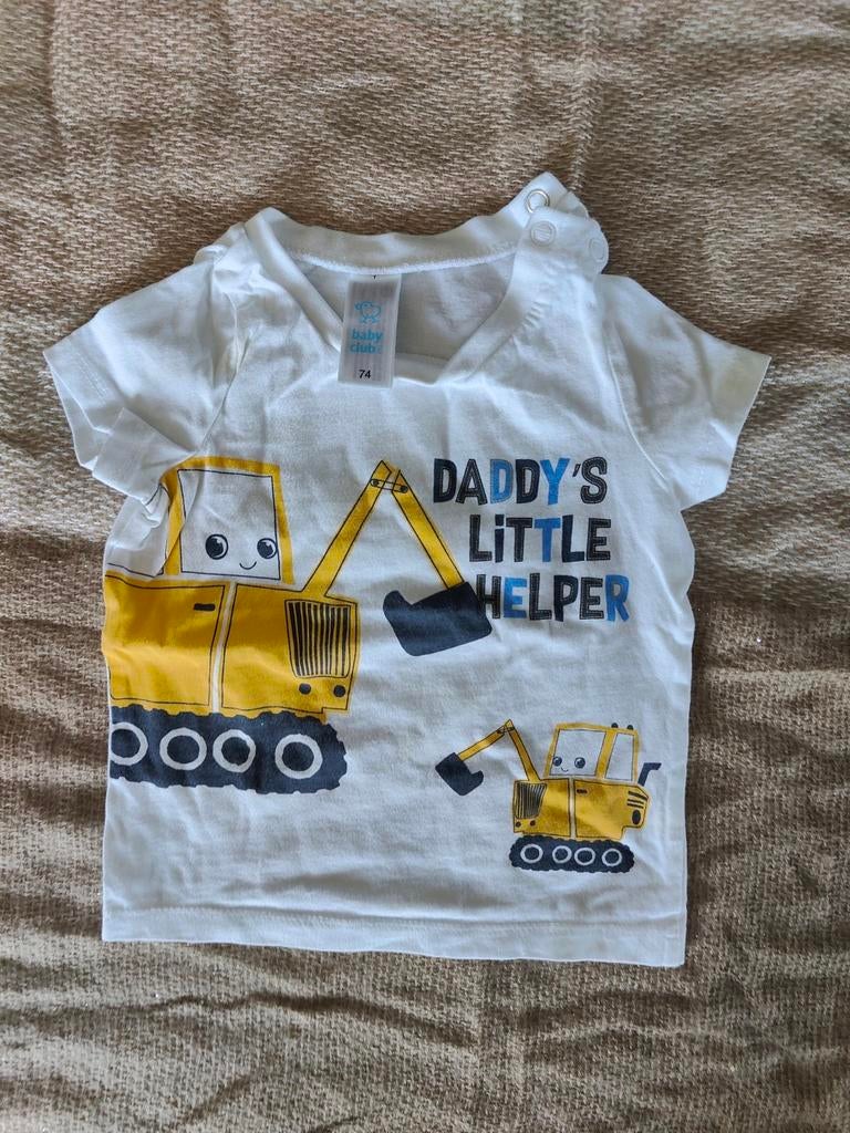 T-shirt, Kinderen en Baby's, Babykleding | Maat 74, C&A, Ophalen of Verzenden, Zo goed als nieuw, Jongetje