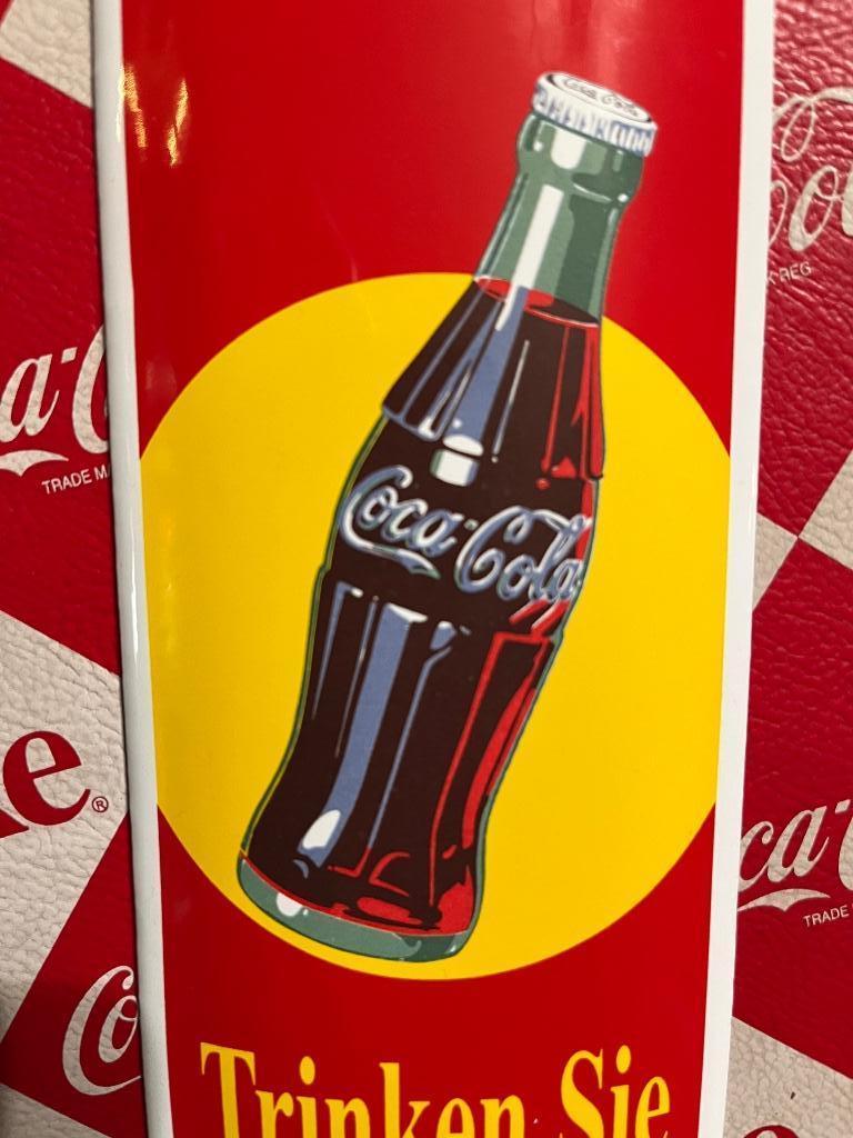 émail Coca Cola., Collections, Enlèvement ou Envoi, Neuf, Panneau publicitaire