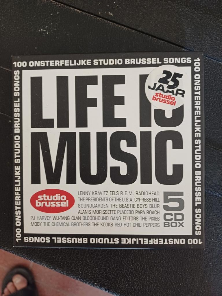 Live is music  25 jaar.  5 cd s Studio Brussel, Cd's en Dvd's, Ophalen of Verzenden, Zo goed als nieuw