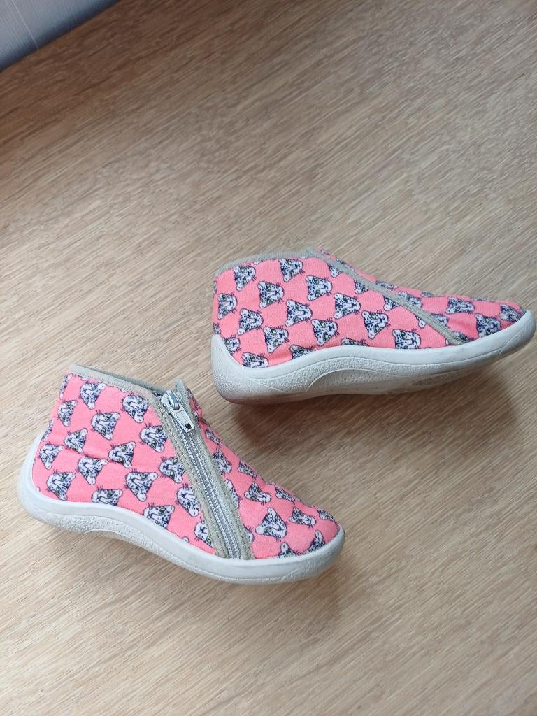 Kinderslofjes Eva Mouton maat 25, Gebruikt, Meisje, Eva Mouton, Overige typen