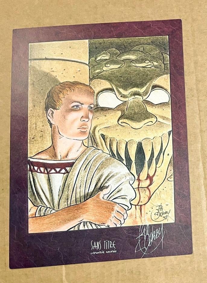 Murena - Ex-libris - De sable et de sang- Sans Titre- Delaby, Livres, BD, Envoi