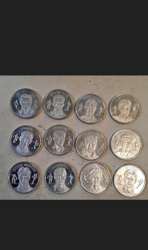 Rode Duivels munten, Ophalen