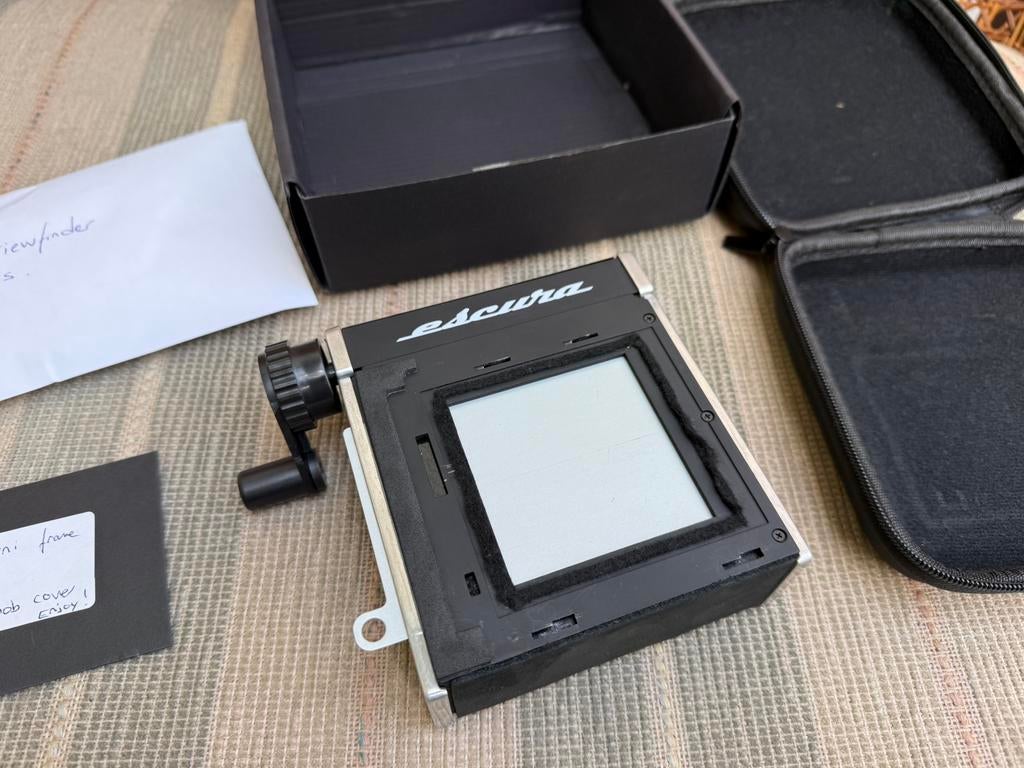 Nieuwstaat Escura Hasselblad Fuji Instax Square Mini Back, Audio, Tv en Foto, Fotocamera's Analoog, Zo goed als nieuw, Ophalen of Verzenden