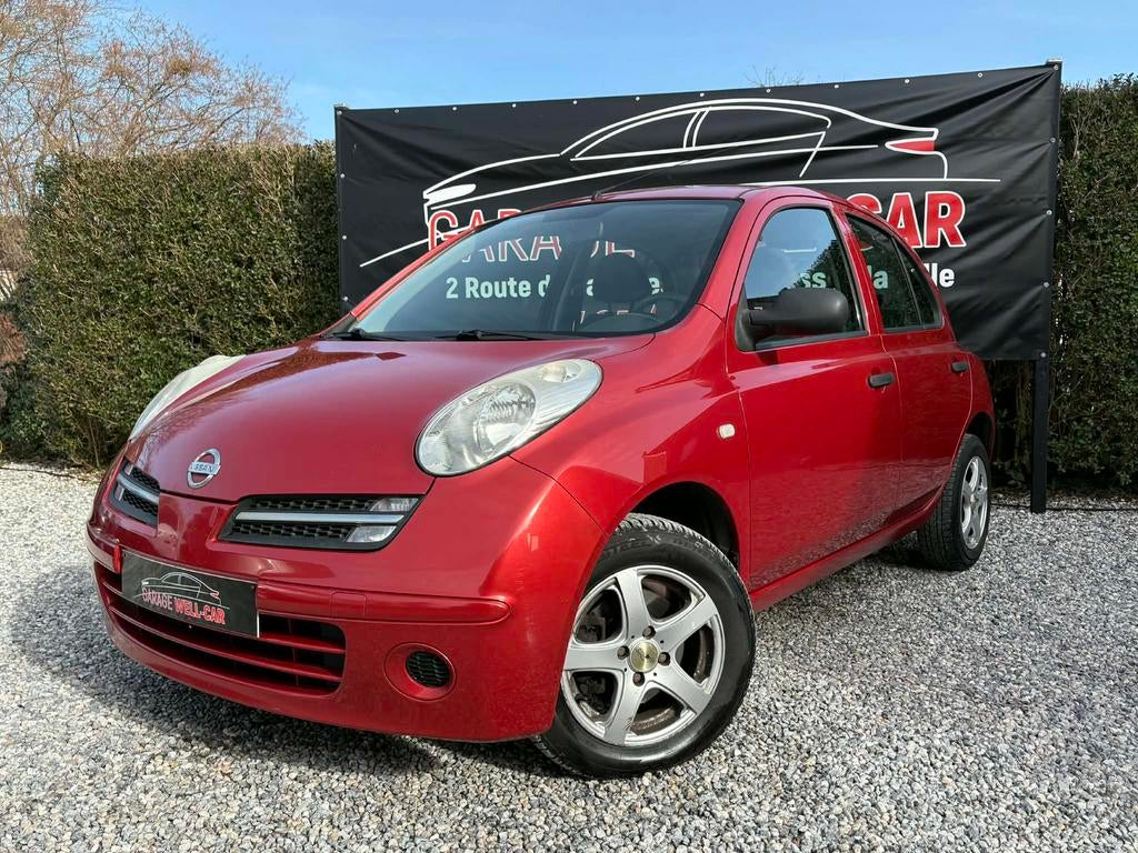 Nissan Micra 1.2i 5Portes/Boite Auto/1ère Main/Garantie 1an!, Autos, Rouge, Achat, Entretenue par le concessionnaire, Noir