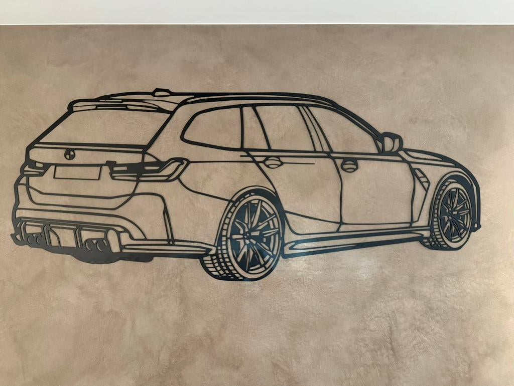 BMW M3 touring muur decoratie, Ophalen, Nieuw