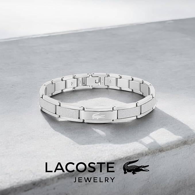 Lacoste | herenarmband | GRATIS LEVERING, Handtassen en Accessoires, Staal, -, Verzenden, -