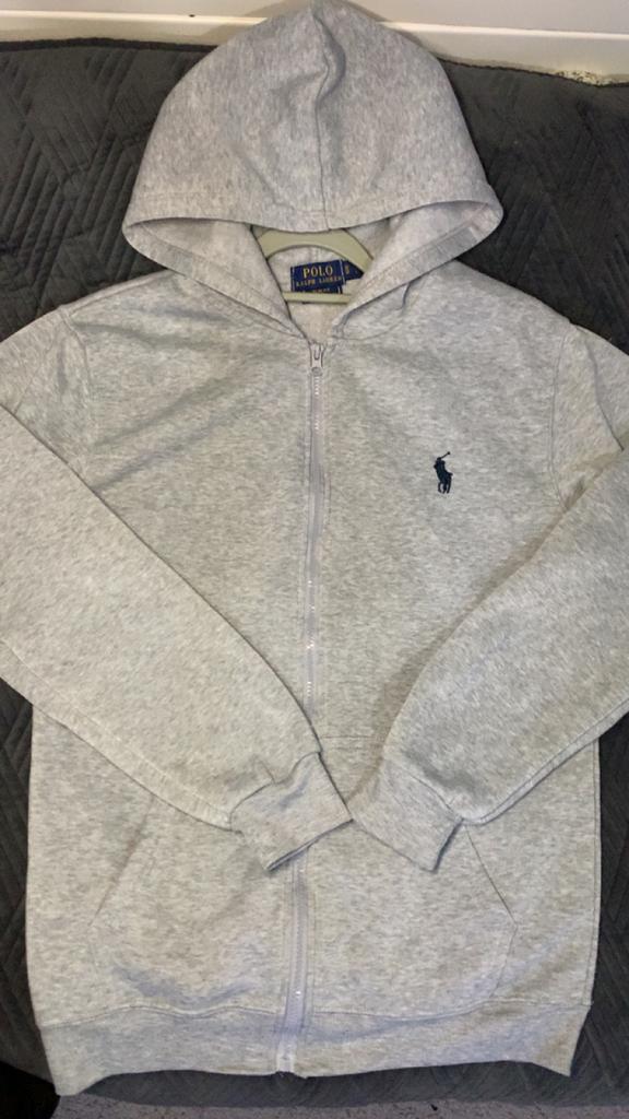 Ralph lauren zip up, Ophalen of Verzenden, Maat 48/50 (M), Grijs, Ralph Lauren
