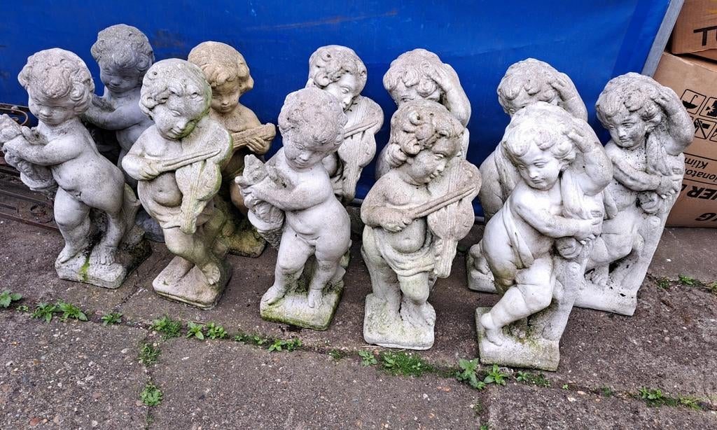 Beeld beelden betonnen beelden decoratie, Antiek en Kunst, Ophalen of Verzenden