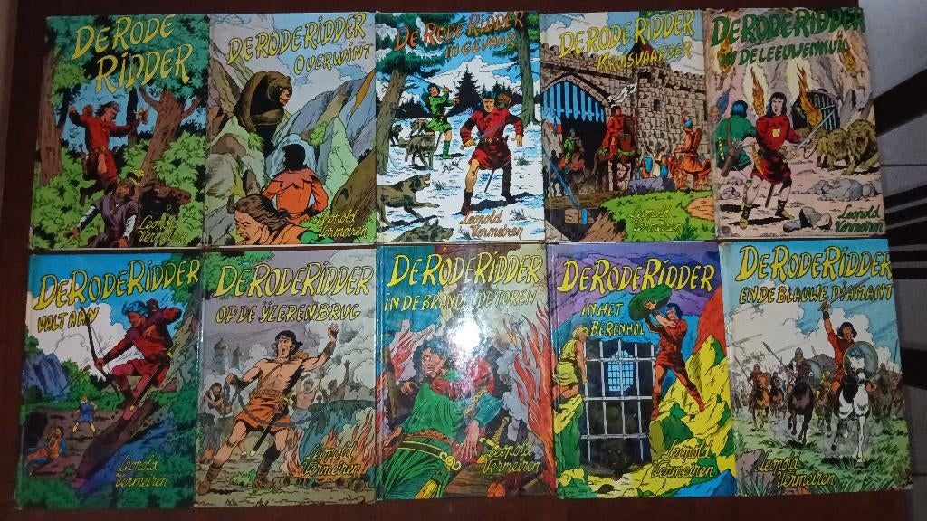 De Rode Ridder (Leopold Vermeiren)., Gelezen, Leopold Vermeiren, Ophalen of Verzenden, Fictie