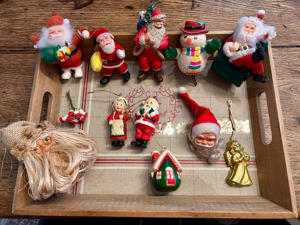 Vintage kerstversiering, Diversen, Kerst, Ophalen of Verzenden, Zo goed als nieuw