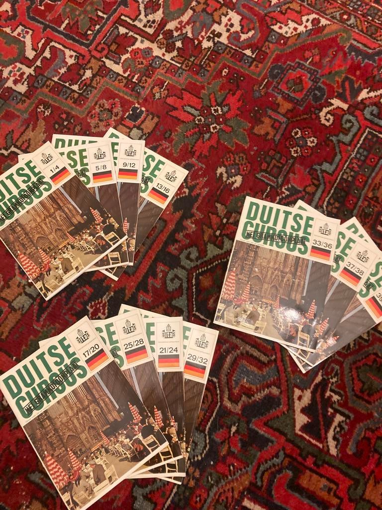 Vintage cursus duits: boekjes met telkens grammofoonplaat, Ophalen, Zo goed als nieuw