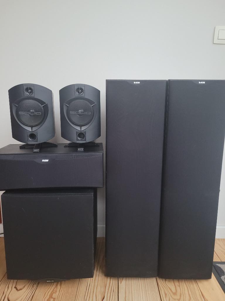 Enceintes B & W, Ensemble surround complet, Enlèvement, Utilisé, Bowers & Wilkins (B&W)