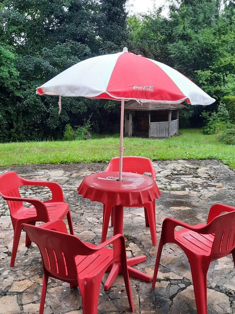 Coca Cola tuinset, Ophalen, Gebruikt