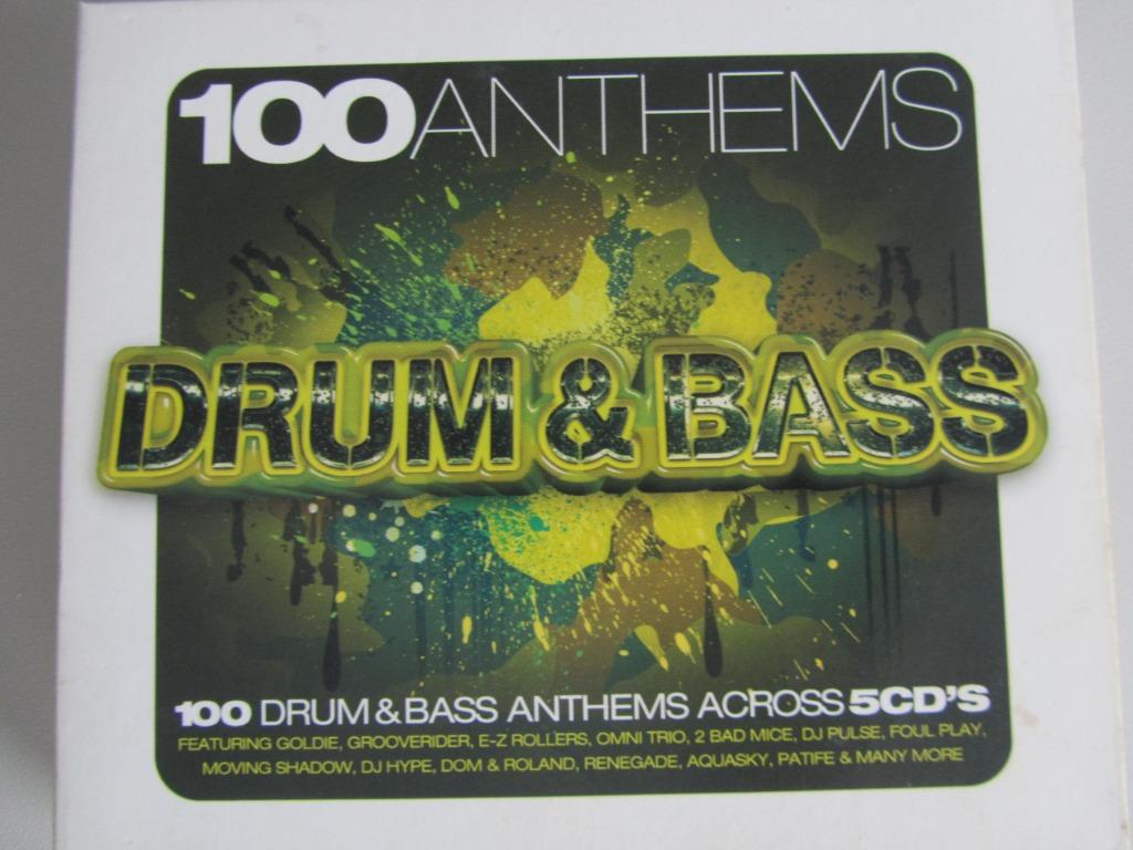 5CDBOX 100 ANTHEMS DRUM & BASS, Ophalen of Verzenden, Gebruikt, Drum and bass, Boxset
