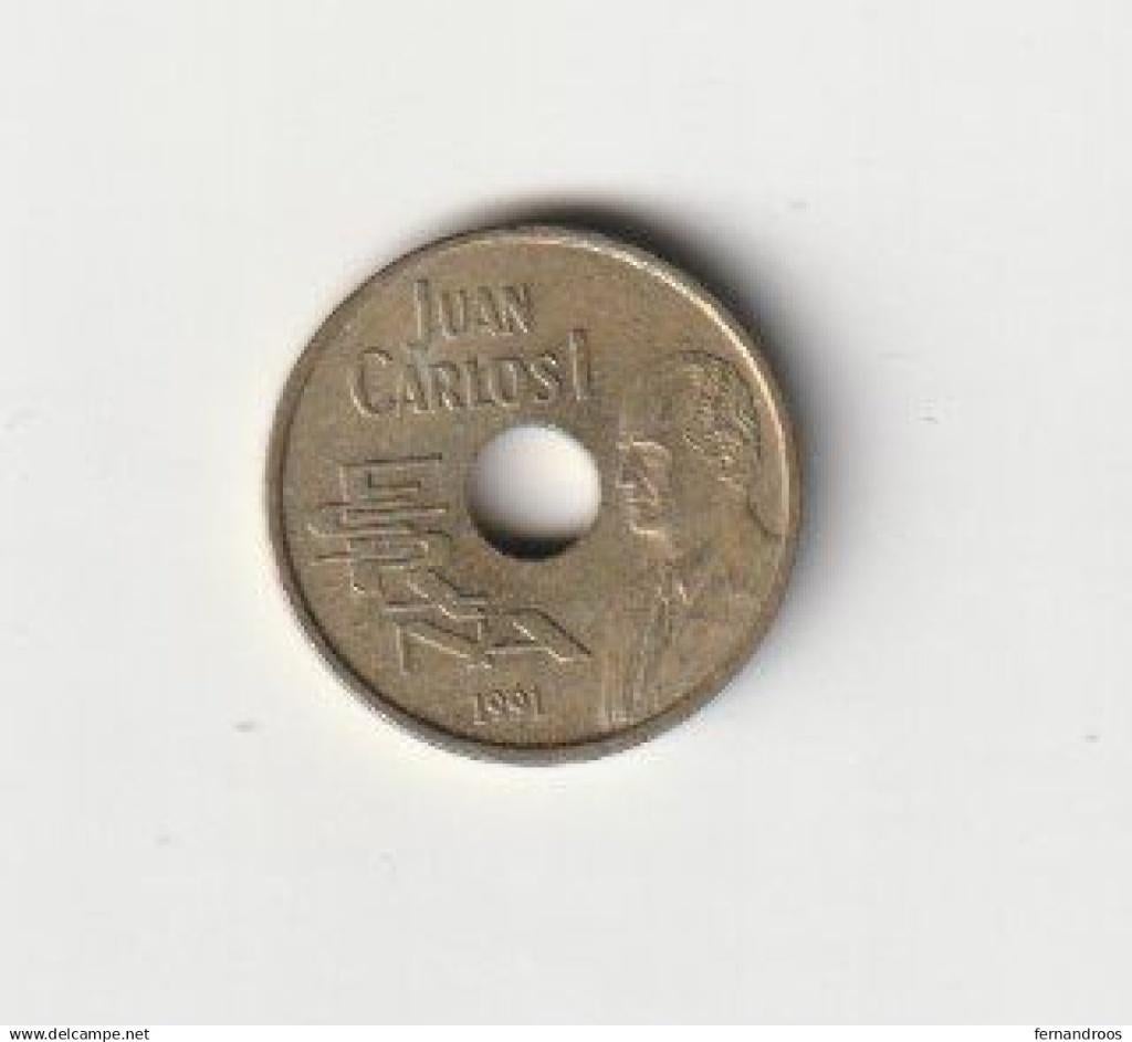 ESPAGNE BARCELONE 1992 25 PESETAS JUAN CARLOS 1991, Enlèvement ou Envoi, Autres pays, Monnaie en vrac