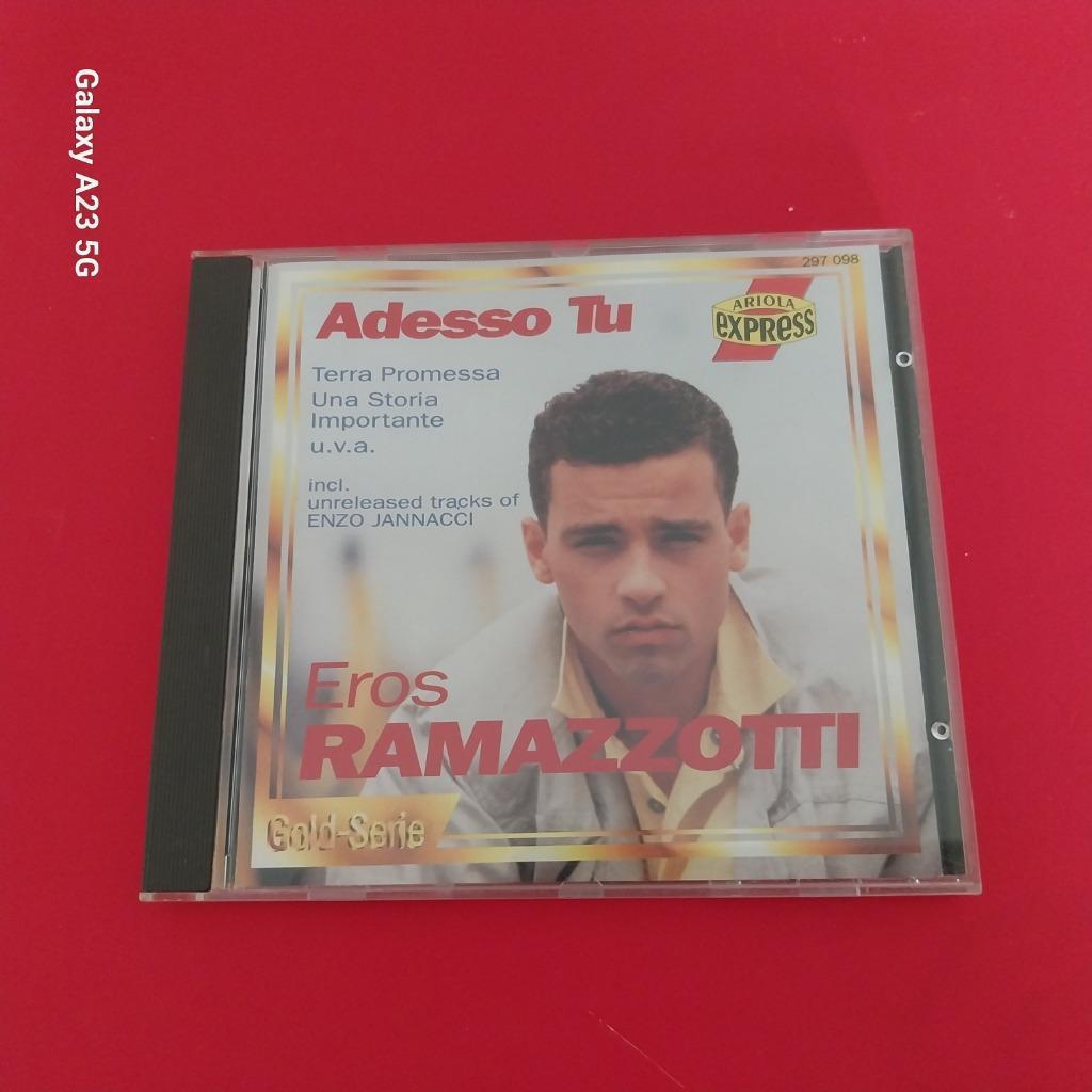 CD " Eros Ramazzotti- Adesso Tu -, Enlèvement, 1980 à 2000, Comme neuf