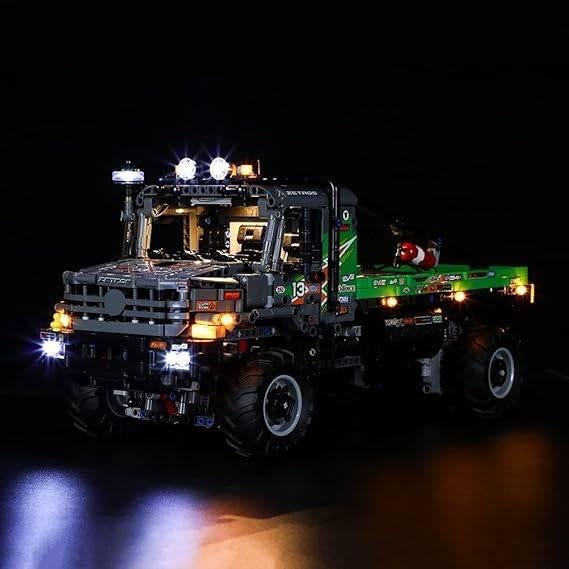 Lichtset voor Lego 4 x 4 Mercedes Benz Zetros | GRATIS LEV