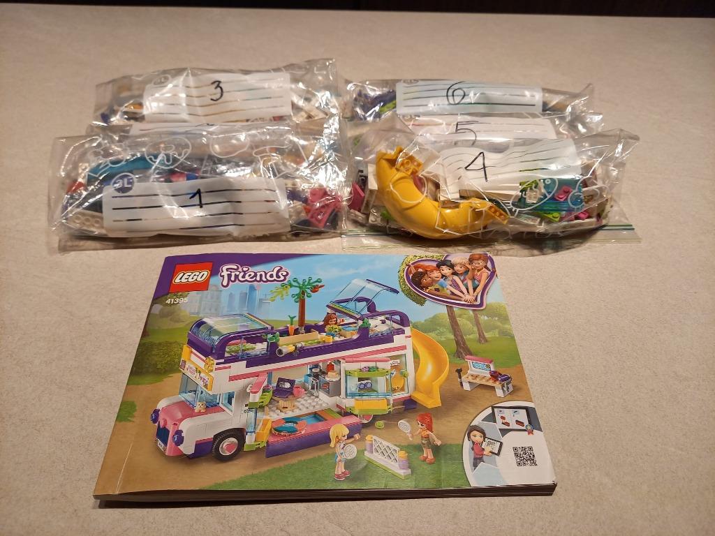 LEGO Friends Vriendschapsbus - 41395, Kinderen en Baby's, Speelgoed | Duplo en Lego, Zo goed als nieuw, Lego, Complete set, Ophalen