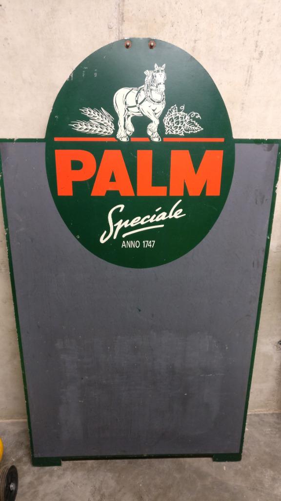 Palm krijtbord, Verzamelen, Biermerken, Ophalen, Gebruikt, Reclamebord, Plaat of Schild, Palm