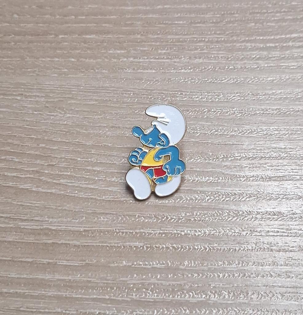 PIN - SMURF - DE SMURFEN - SCHTROUMPF - LES SCHTROUMPFS, Collections, Envoi, Utilisé, Figurine, Insigne ou Pin's