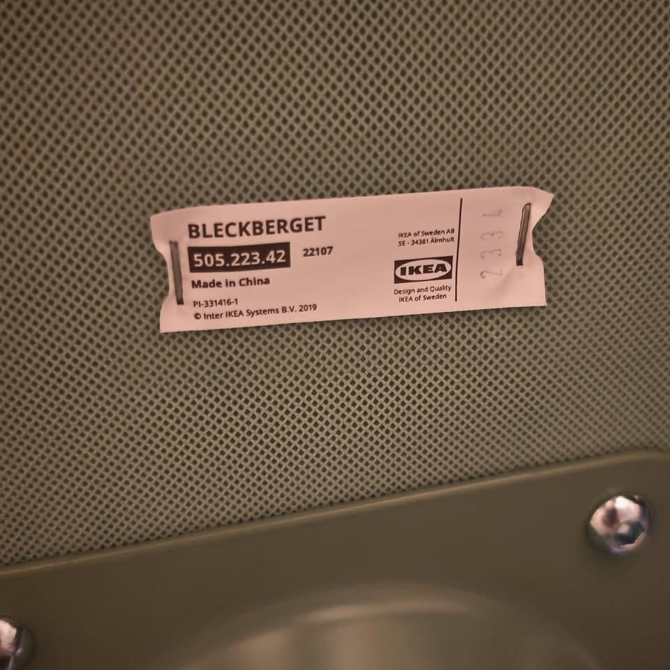 Chaise pivotante verte, Enlèvement, Comme neuf, Vert, Chaise de bureau