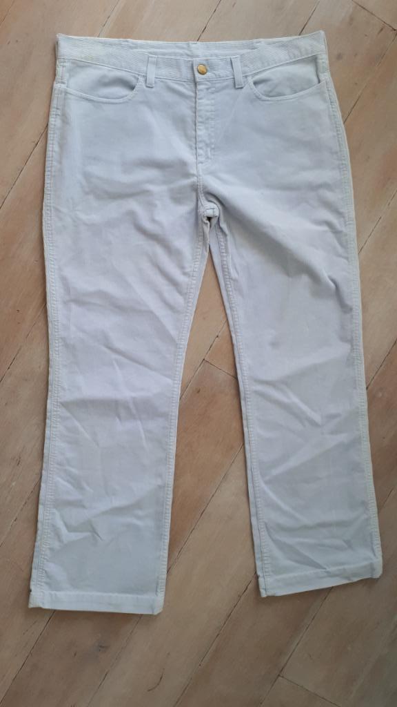 Broek CARHARTT/ ribfluweel / lichtblauw / 46, Kleding | Dames, Blauw, Maat 46/48 (XL) of groter, Ophalen of Verzenden, Lang