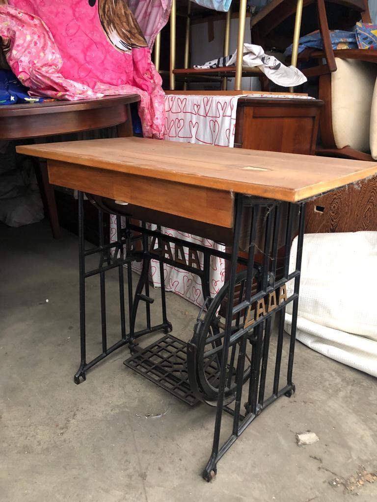 antiek naaimachine, Ophalen