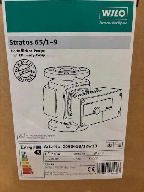 wilo stratos 65/1-9 circulatiepomp, Enlèvement ou Envoi, Neuf