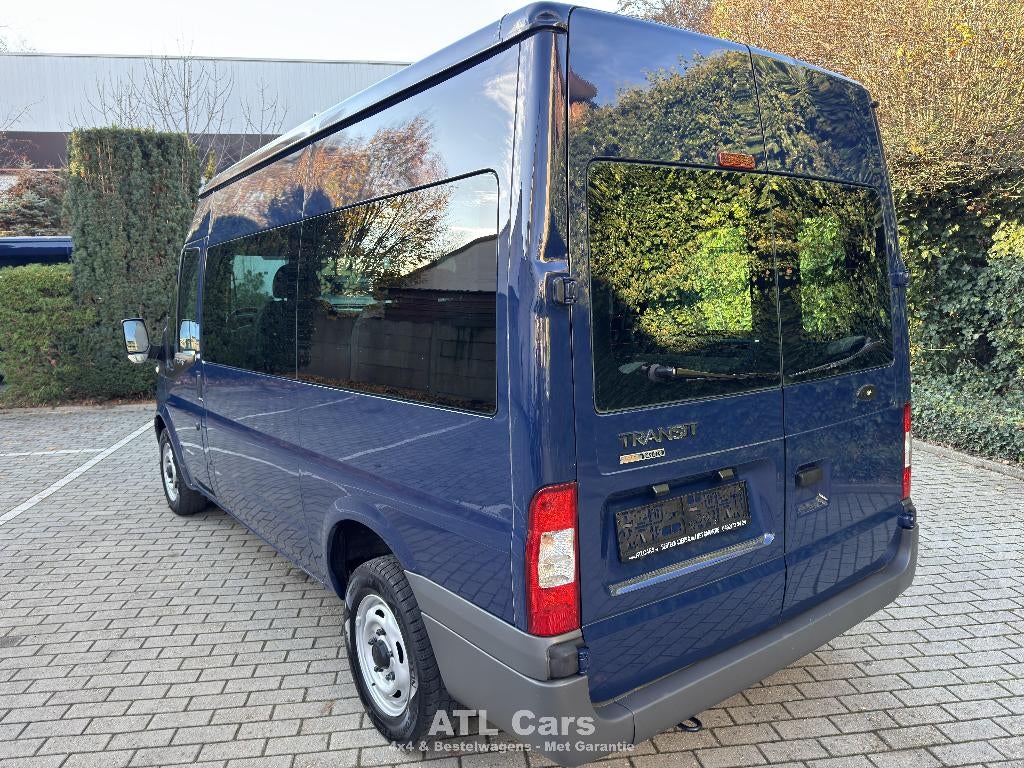 Ford Transit 2.2 Diesel | 8+1 | 55.000km | 1J Garantie, Voorwielaandrijving, Stof, 4 cilinders, Blauw