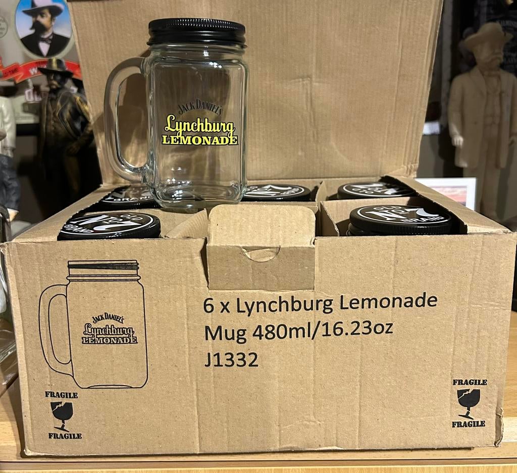 6x Jack Daniel’s Lynchburg Lemonade mugs, Verzamelen, Ophalen, Nieuw