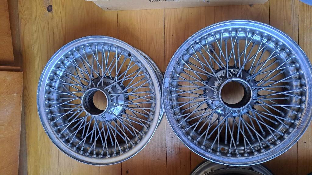 Jantes à 2 branches Jaguar Type E Aston Martin DB6 série, Enlèvement, Utilisé, Véhicule de tourisme, Jante(s)