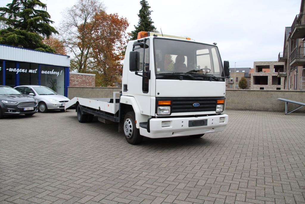 Takelwagen Ford Cargo, Auto's, Ford, Wit, Grijs, 2 zetels, Overige carrosserie