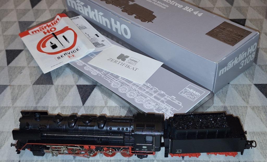 Märklin HO 3108 stoomlocomotief met tender van de DB, Ophalen of Verzenden, Zo goed als nieuw, Locomotief, Märklin