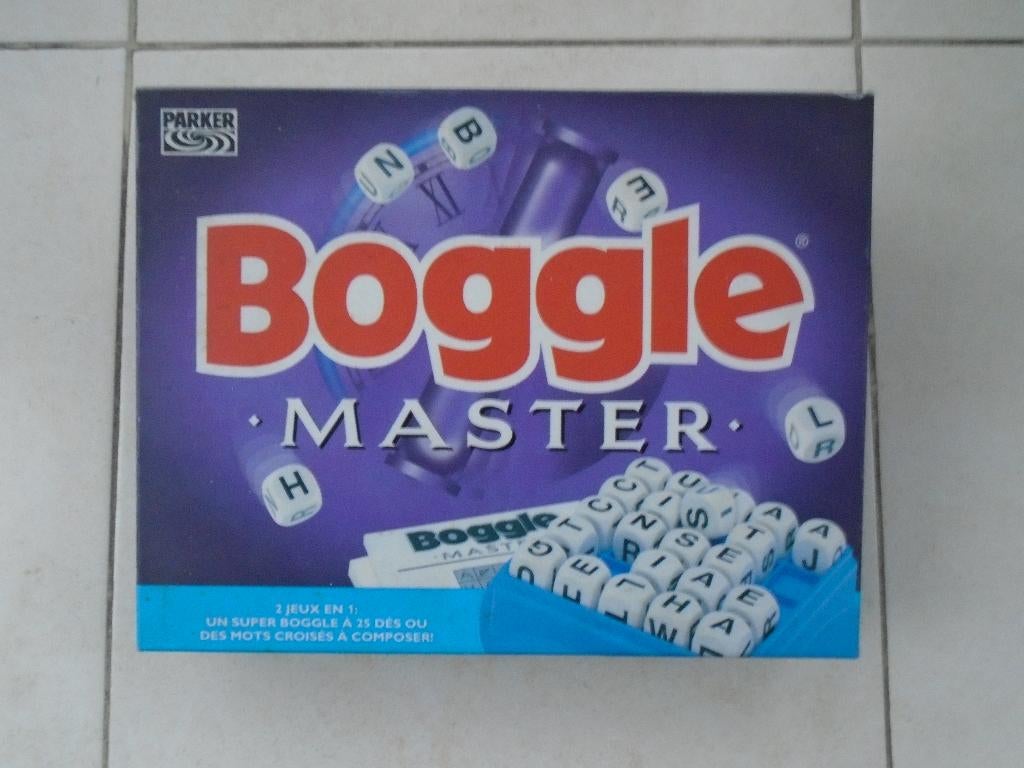 Jeu de société - Boggle - Parker 2 versions dans la boite, Hobby en Vrije tijd, Gezelschapsspellen | Bordspellen, Gebruikt, Een of twee spelers