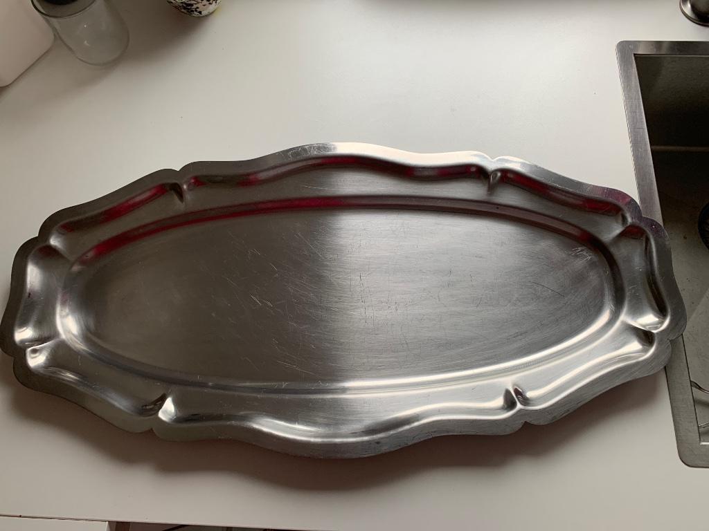 Ovalen schaal inox, Ophalen, Overige materialen, Gebruikt, Schaal