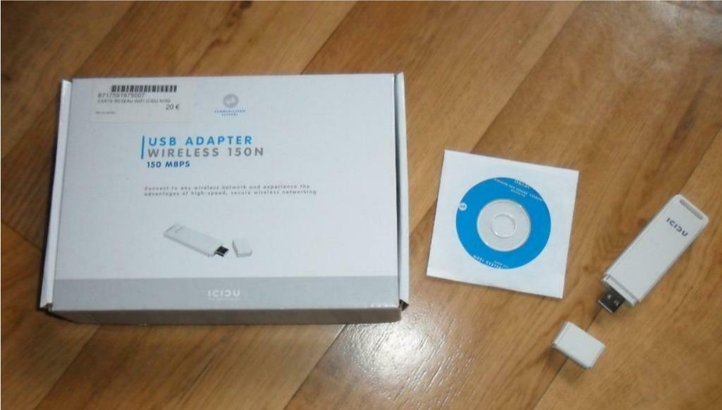 cidu usb adapter wireless 150n 150 mbps, Informatique & Logiciels, Commutateurs réseau, Comme neuf, Enlèvement ou Envoi