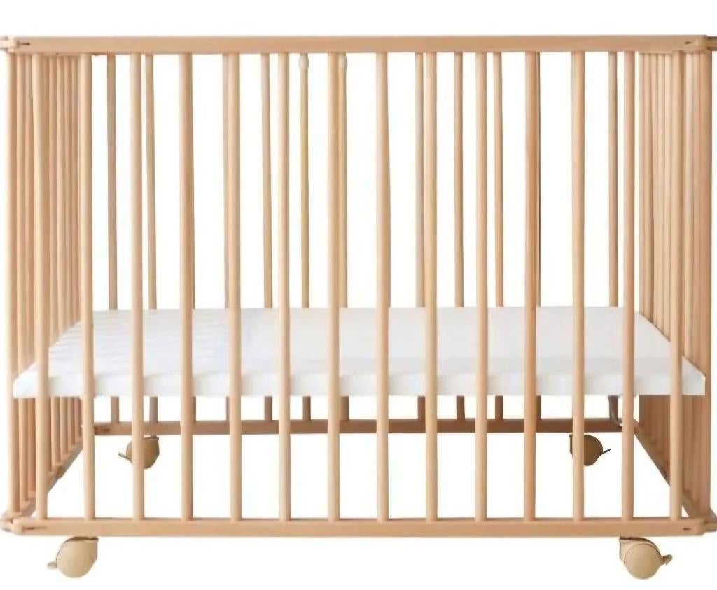 Boîte à bébé en bois sur roulettes - pliable - 100x75, Enlèvement, Roulettes