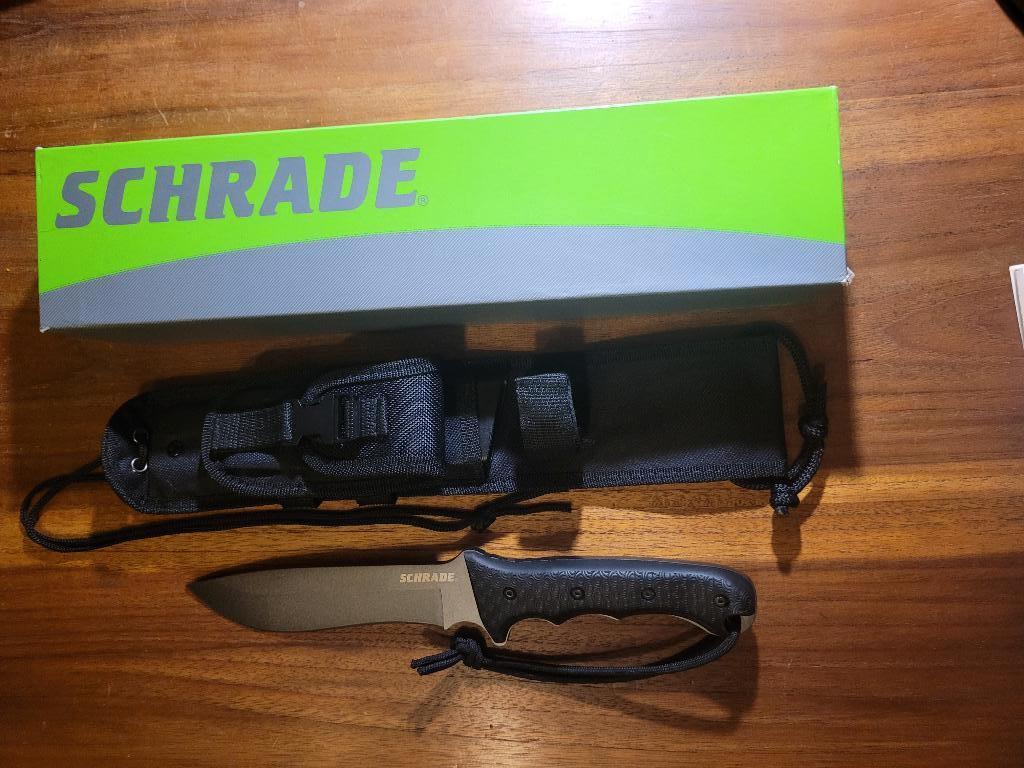 SURVIVAL/BUSHKRAFT KNIFE - SCHRADE SCHF9 - USA - Nieuw, Ophalen